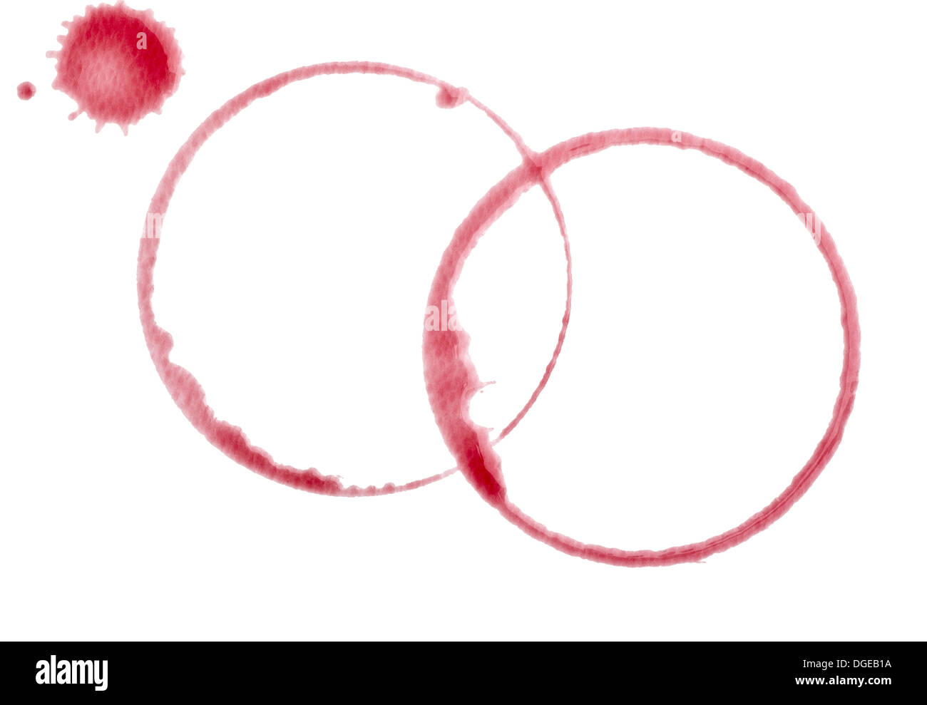 tache de vin Banque D'Images