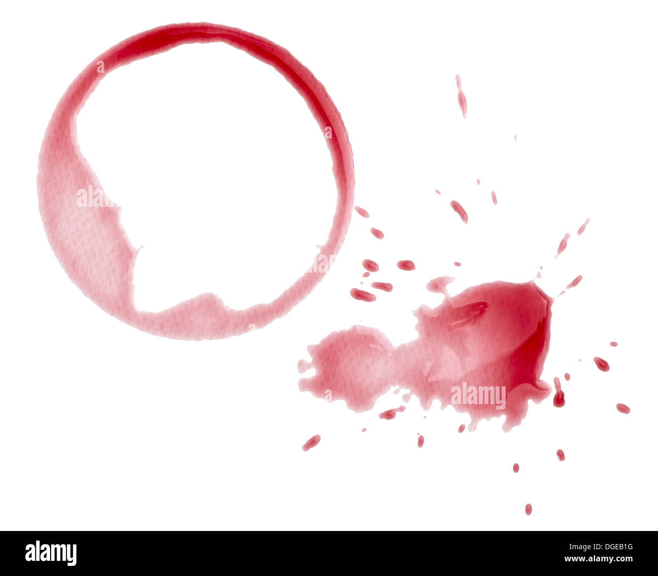 tache de vin Banque D'Images