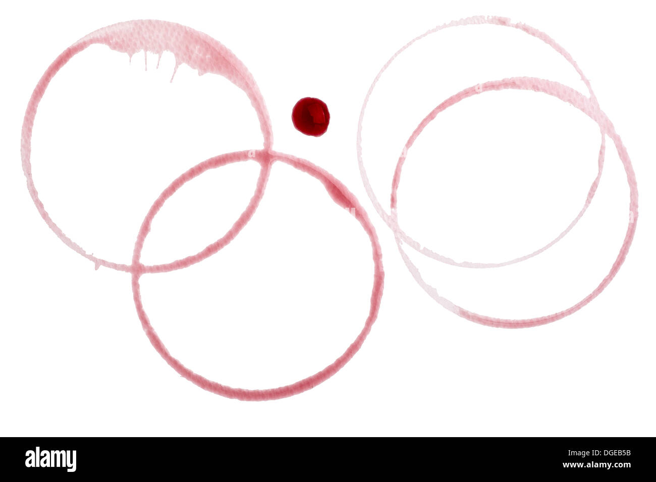 tache de vin Banque D'Images