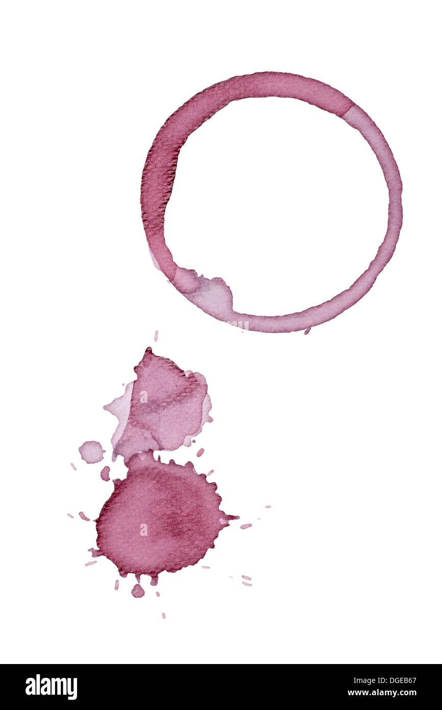 tache de vin Banque D'Images