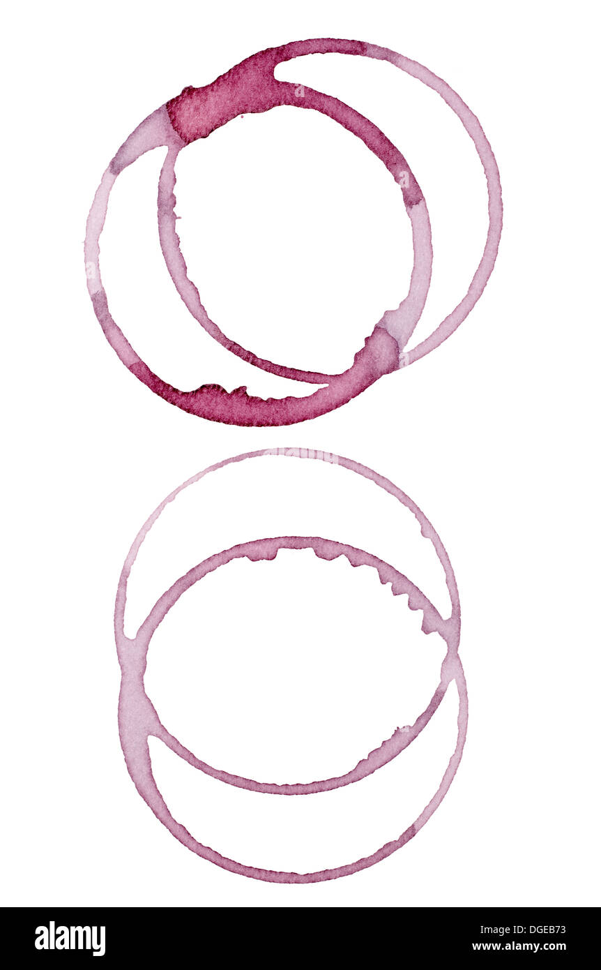 tache de vin Banque D'Images