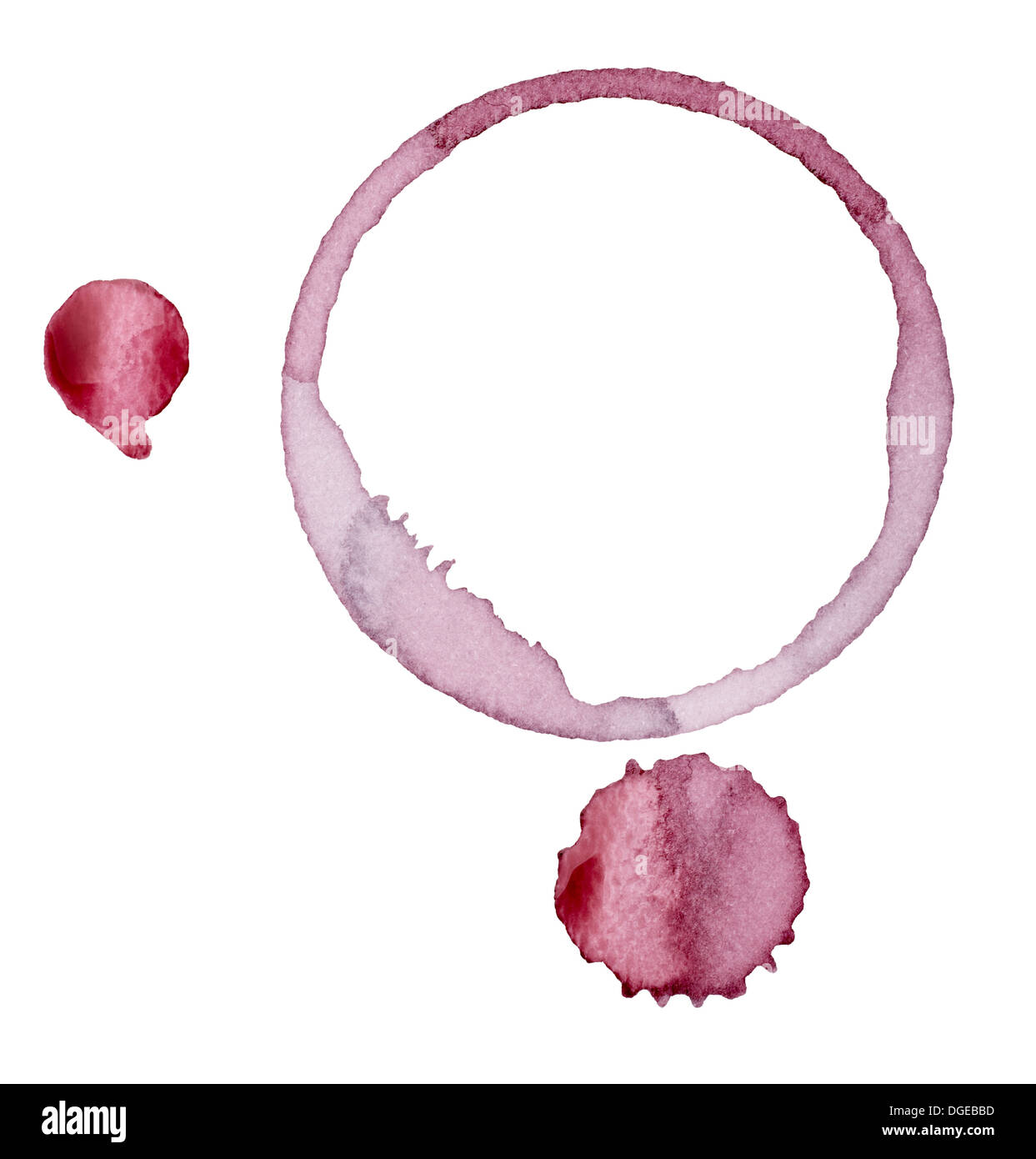 tache de vin Banque D'Images