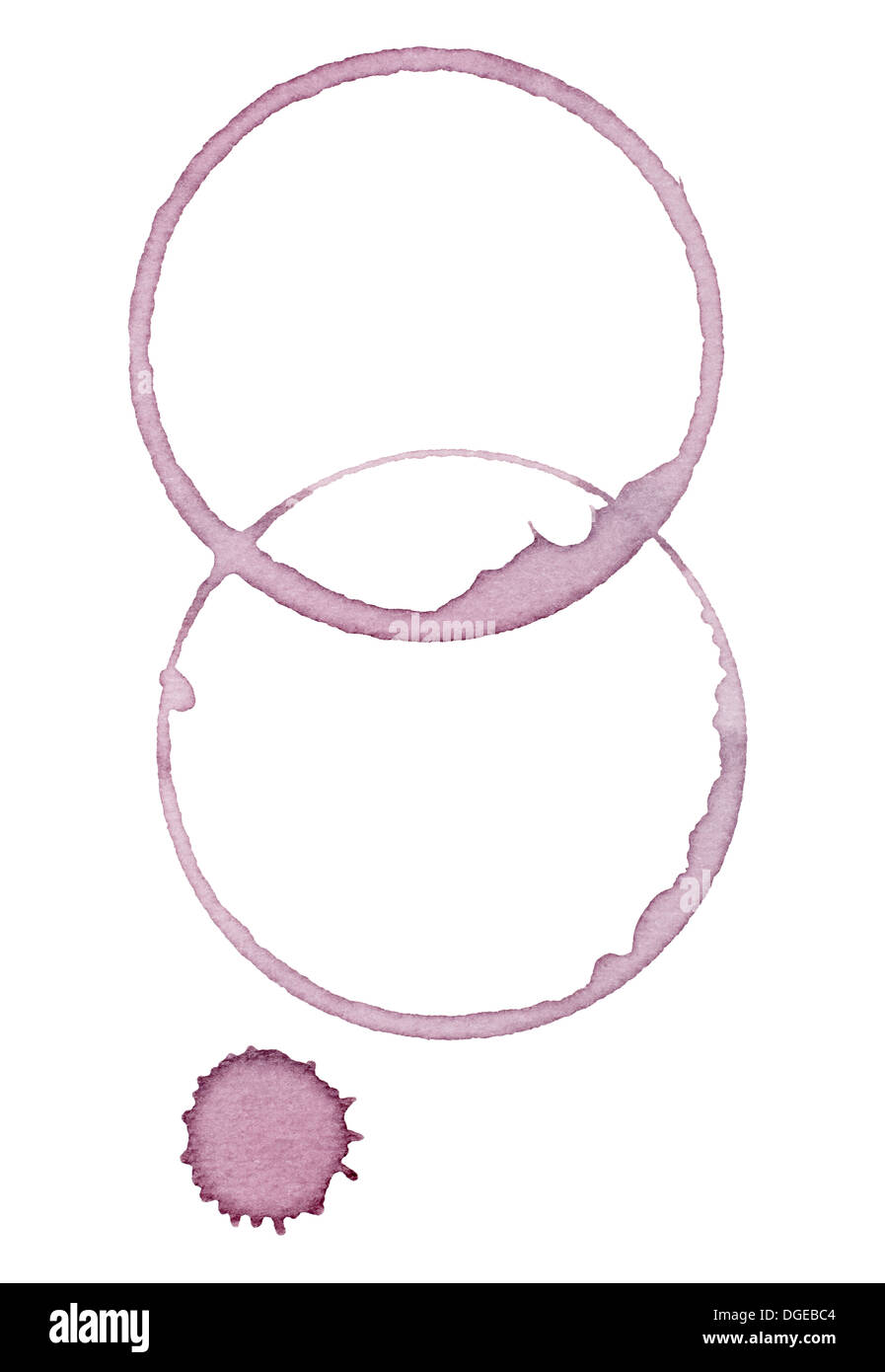 tache de vin Banque D'Images