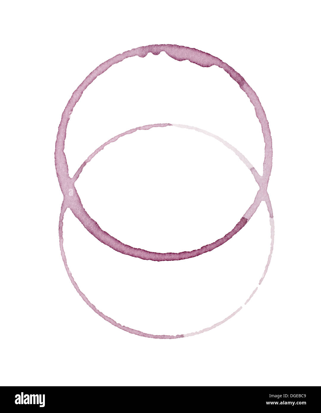 tache de vin Banque D'Images