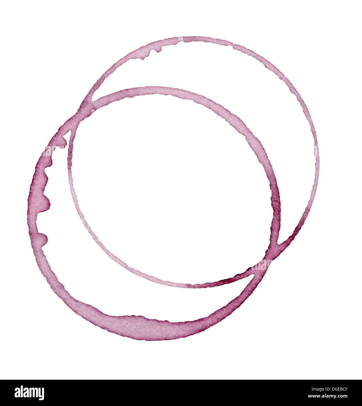 tache de vin Banque D'Images