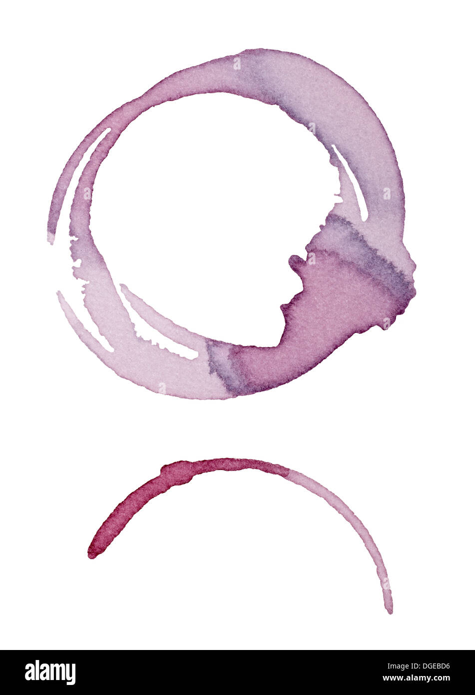 tache de vin Banque D'Images