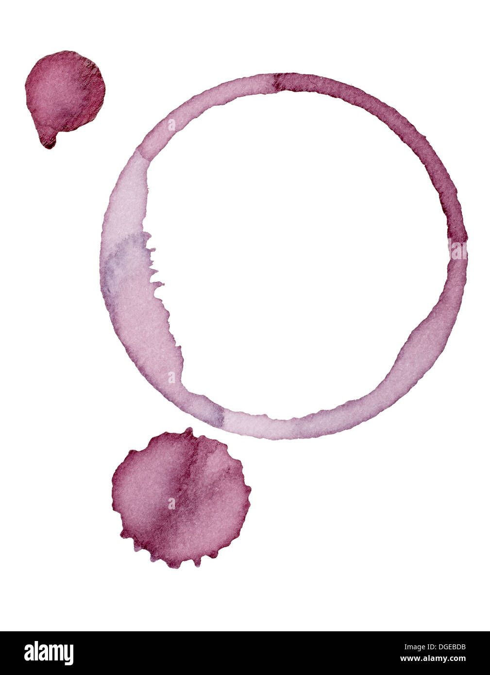 tache de vin Banque D'Images