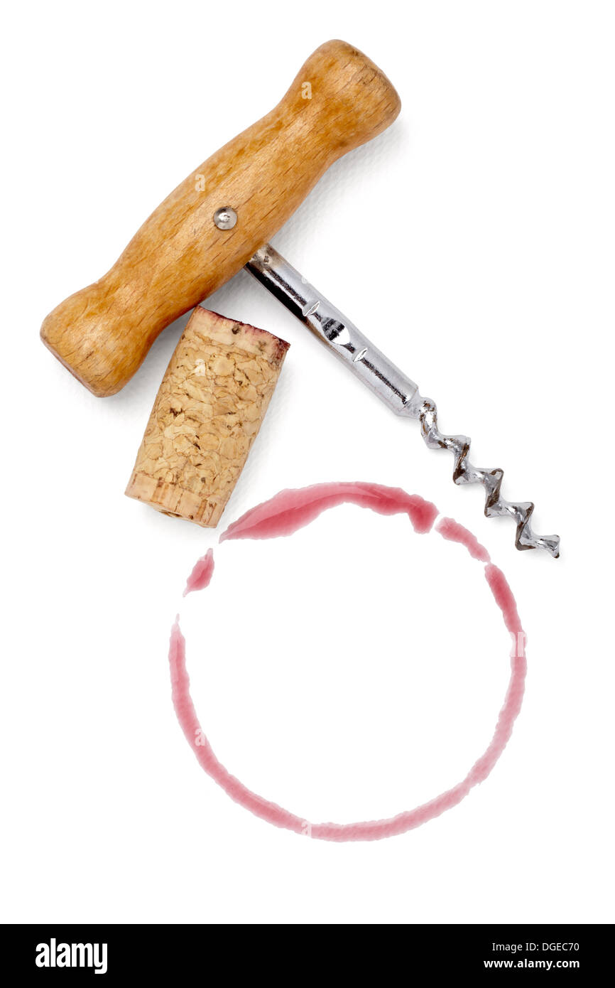 tache de vin Banque D'Images