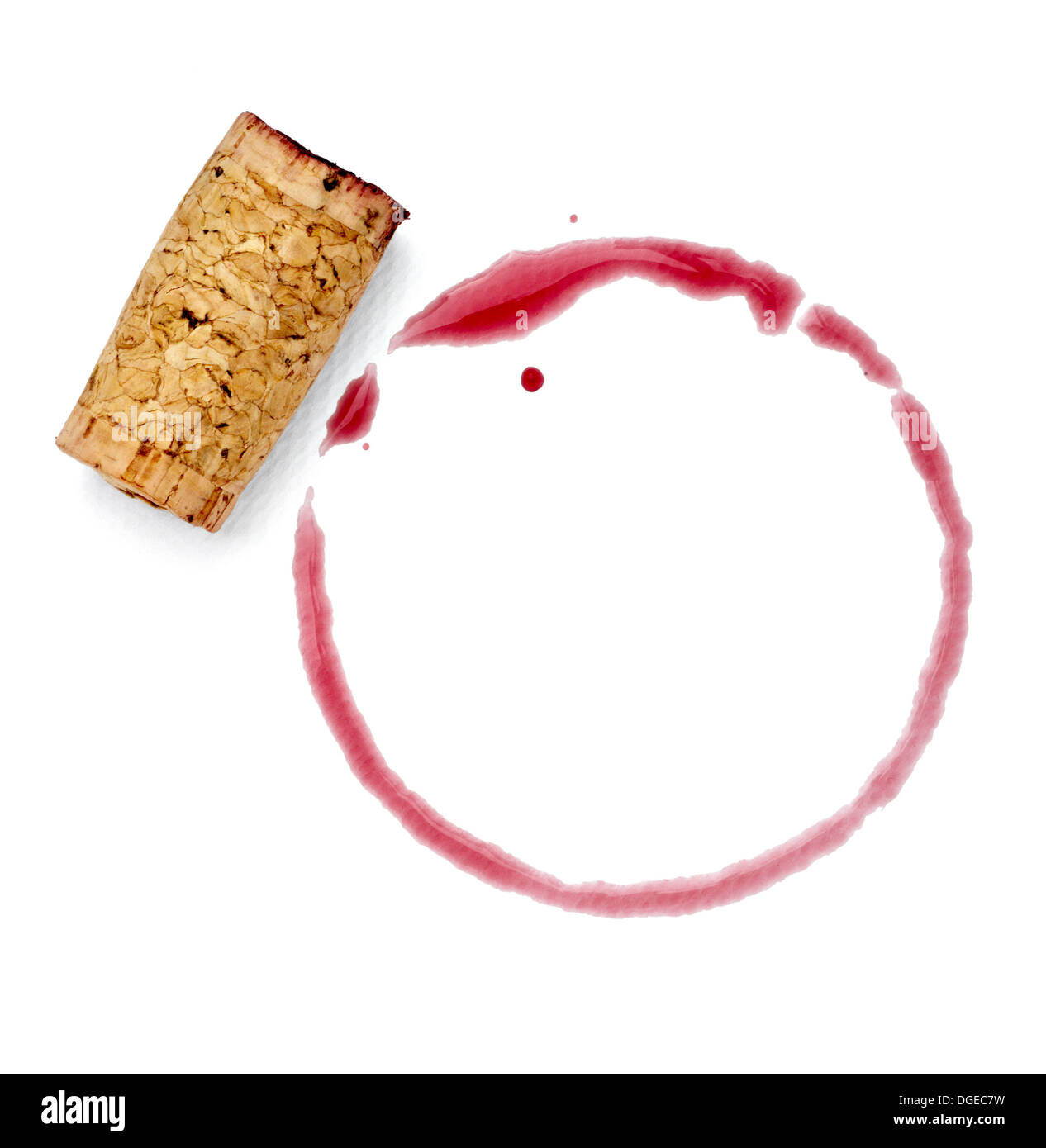 tache de vin Banque D'Images