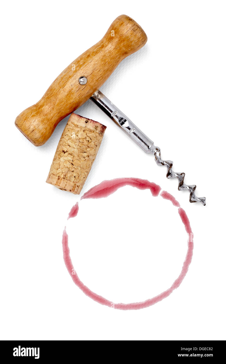 tache de vin Banque D'Images