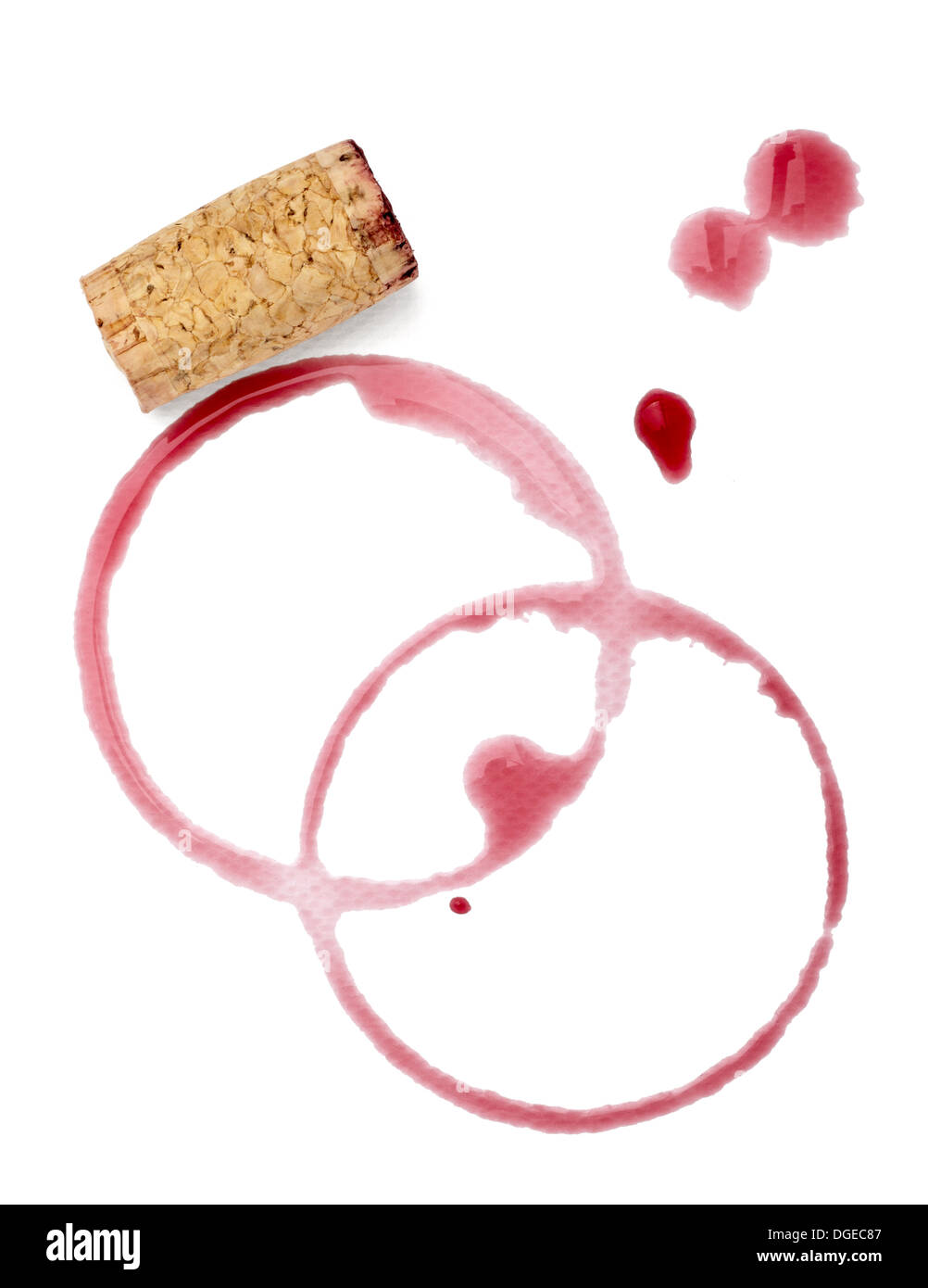 tache de vin Banque D'Images
