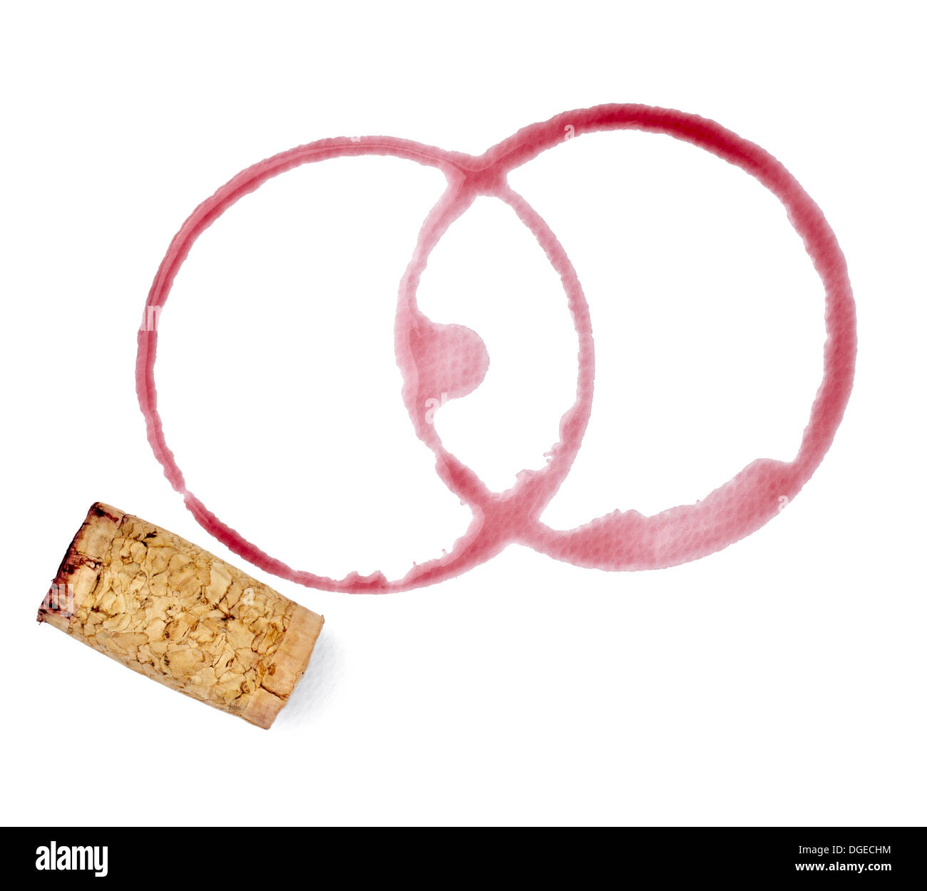 tache de vin Banque D'Images