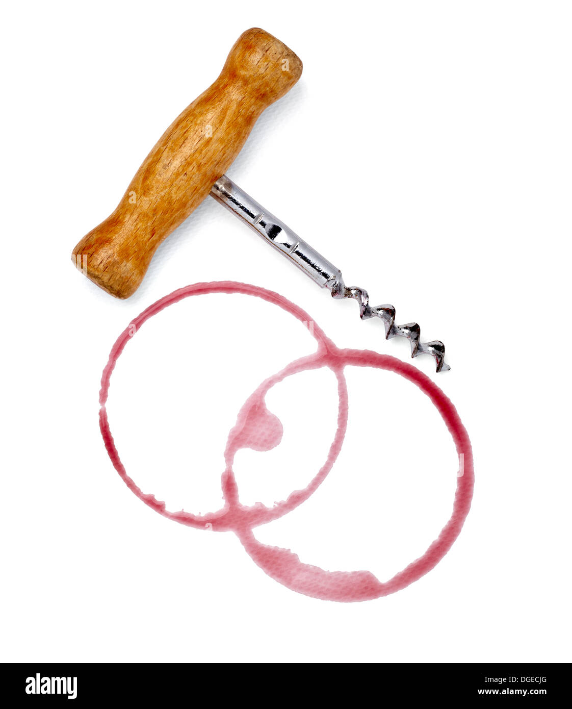 tache de vin Banque D'Images