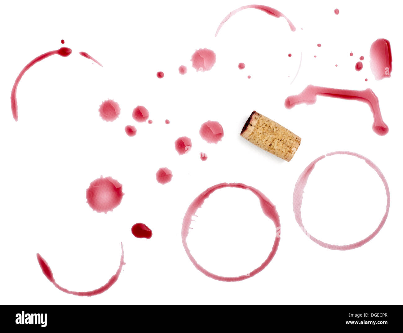 tache de vin Banque D'Images