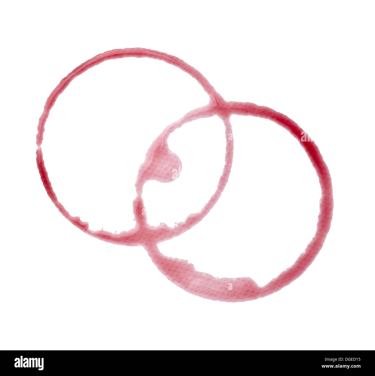 tache de vin Banque D'Images