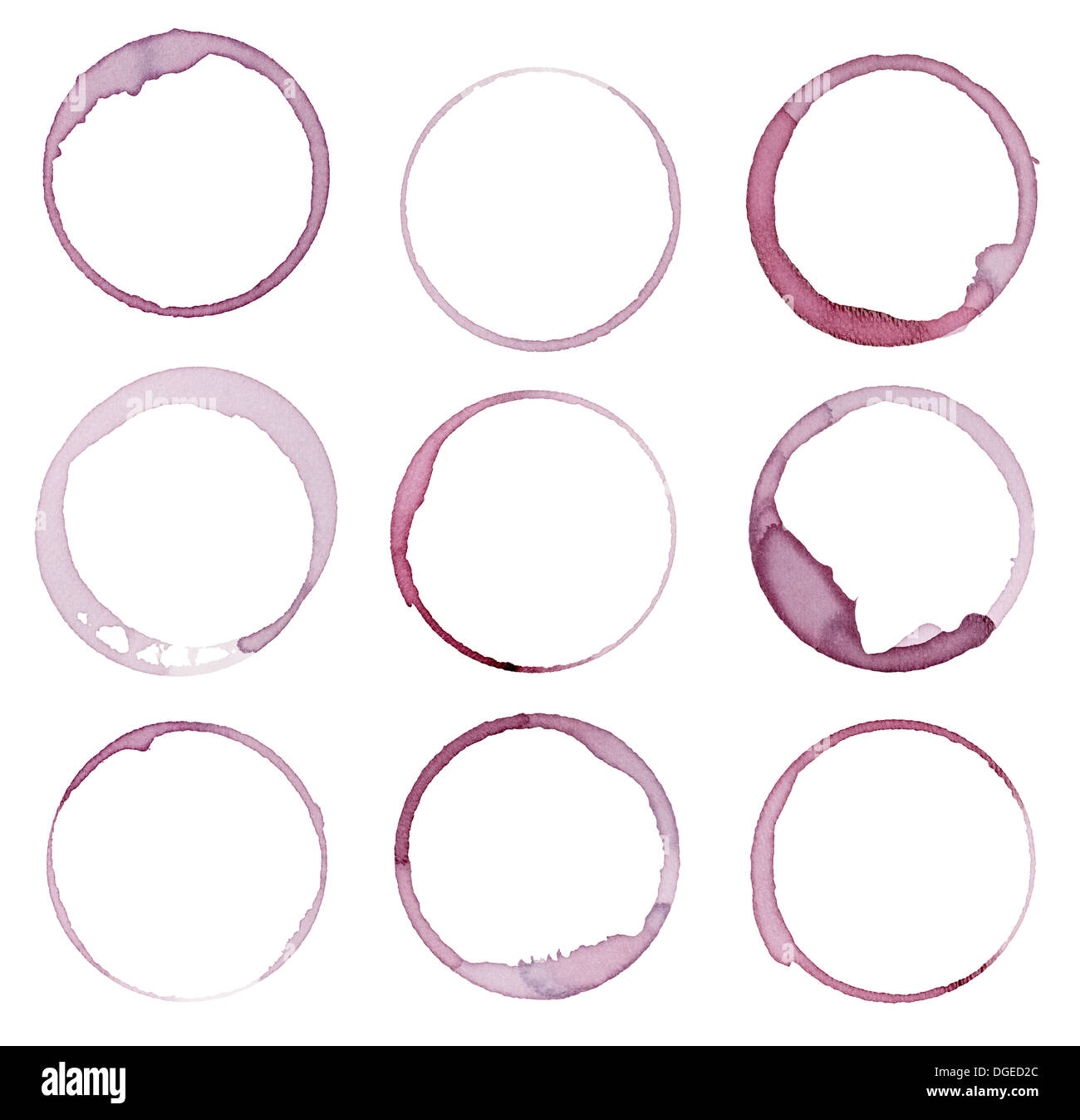 tache de vin Banque D'Images