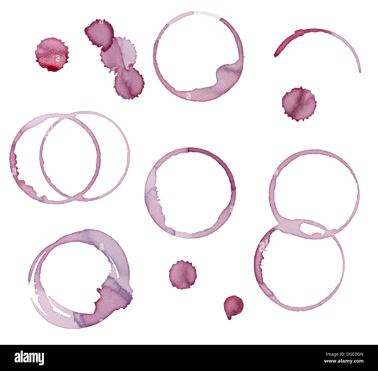 tache de vin Banque D'Images