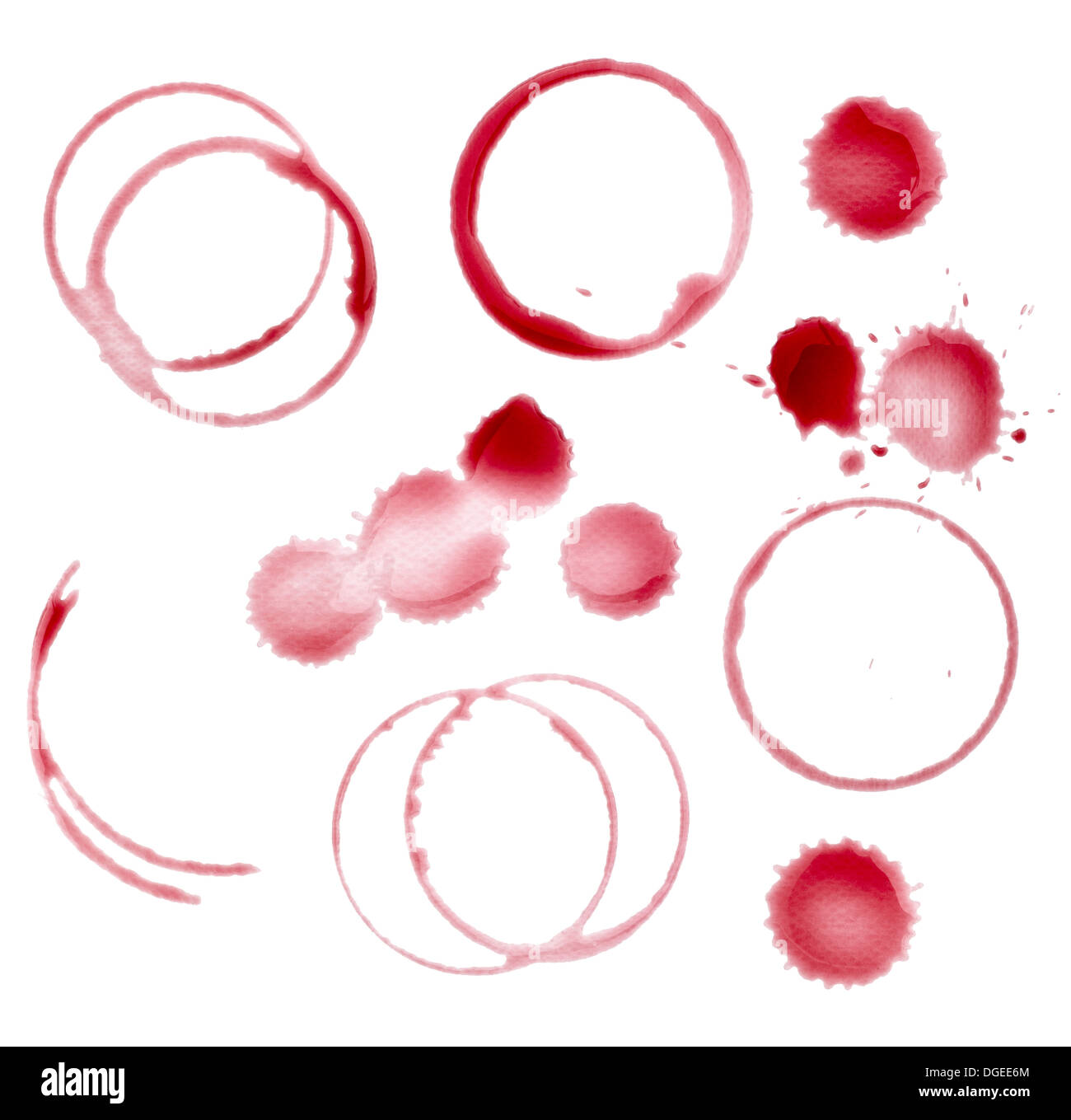 tache de vin Banque D'Images