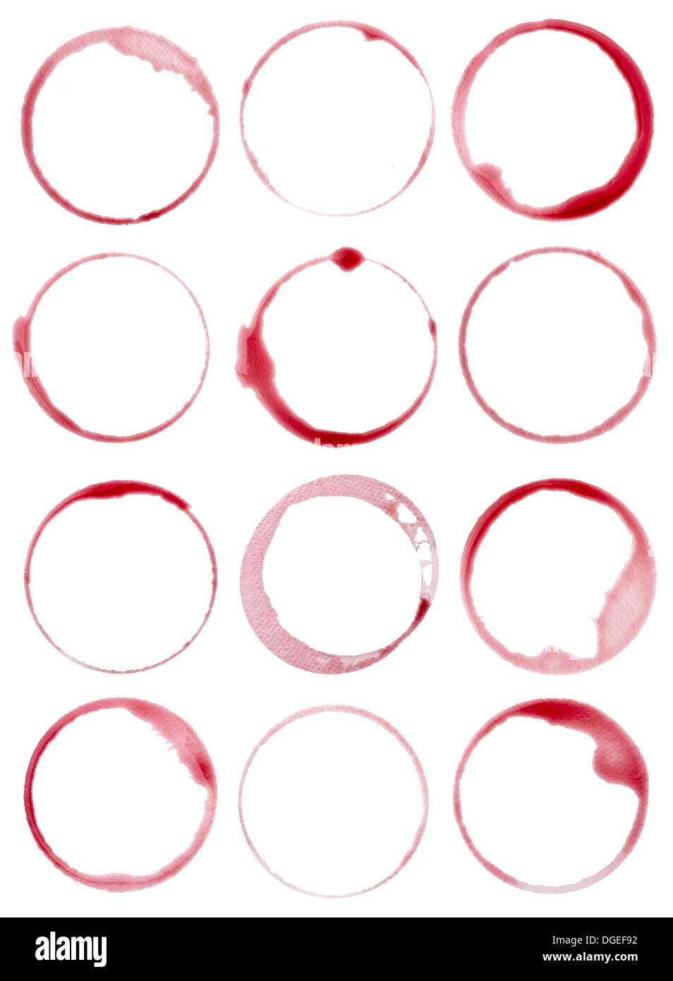 tache de vin Banque D'Images