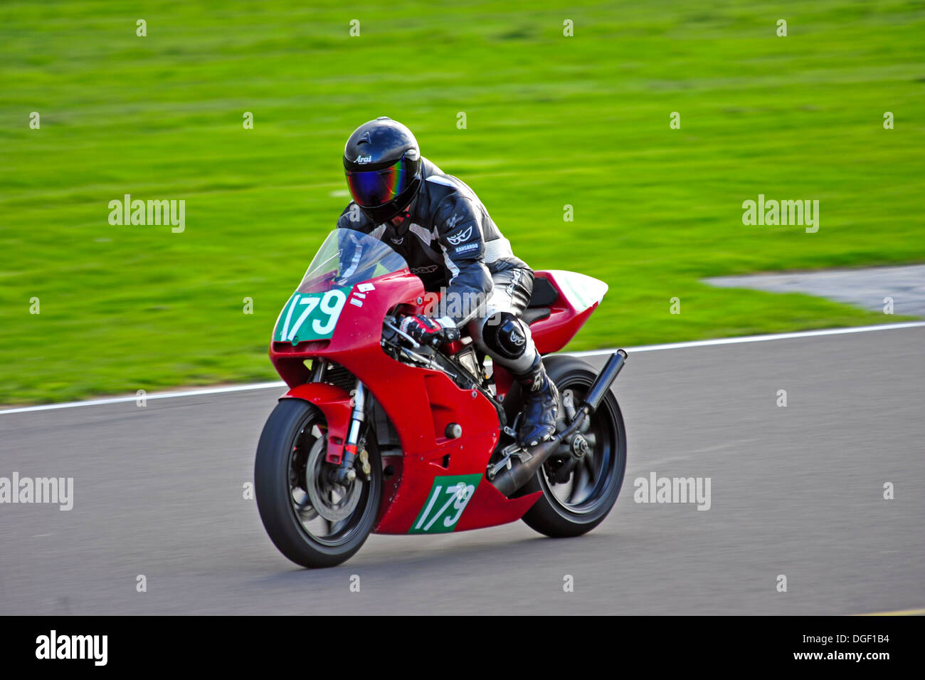 Ty Croes race track Motor bike racing Wirrel 100 Anglesey au nord du Pays de Galles UK Banque D'Images