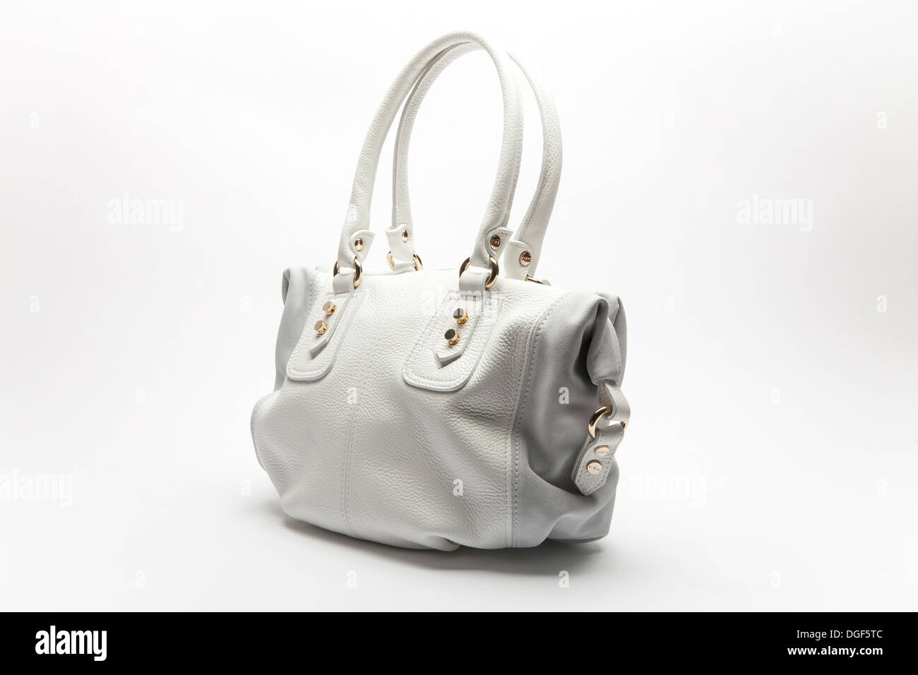Un sac à main en cuir photographié en studio Banque D'Images