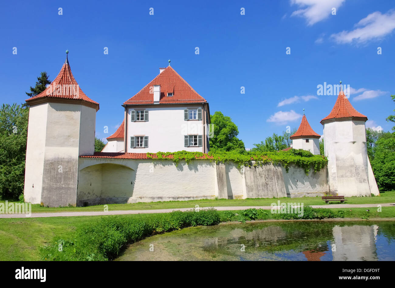 Muenchen Schloss Blutenburg Munich - palace 02 Blutenburg Banque D'Images