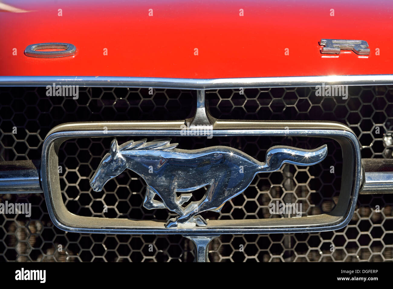 Ford Mustang insigne Banque D'Images
