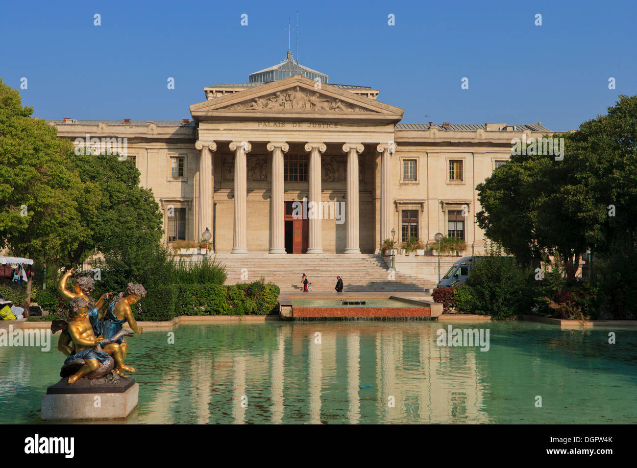 Marseille - Palais de justice Banque D'Images