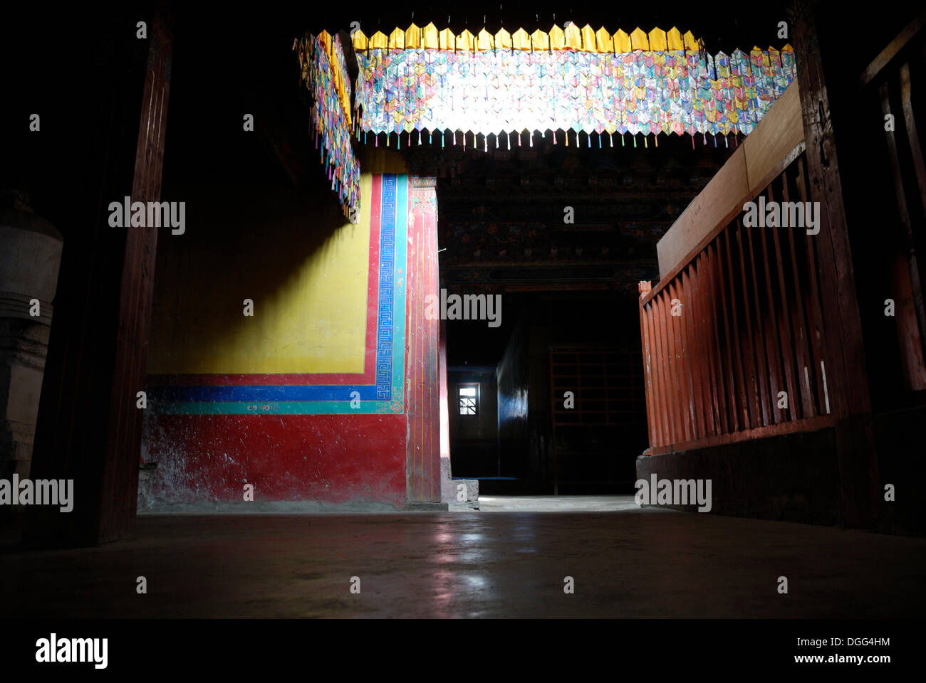 Monastère de Traduk, Luzhou, Tibet, Chine, Asie Banque D'Images