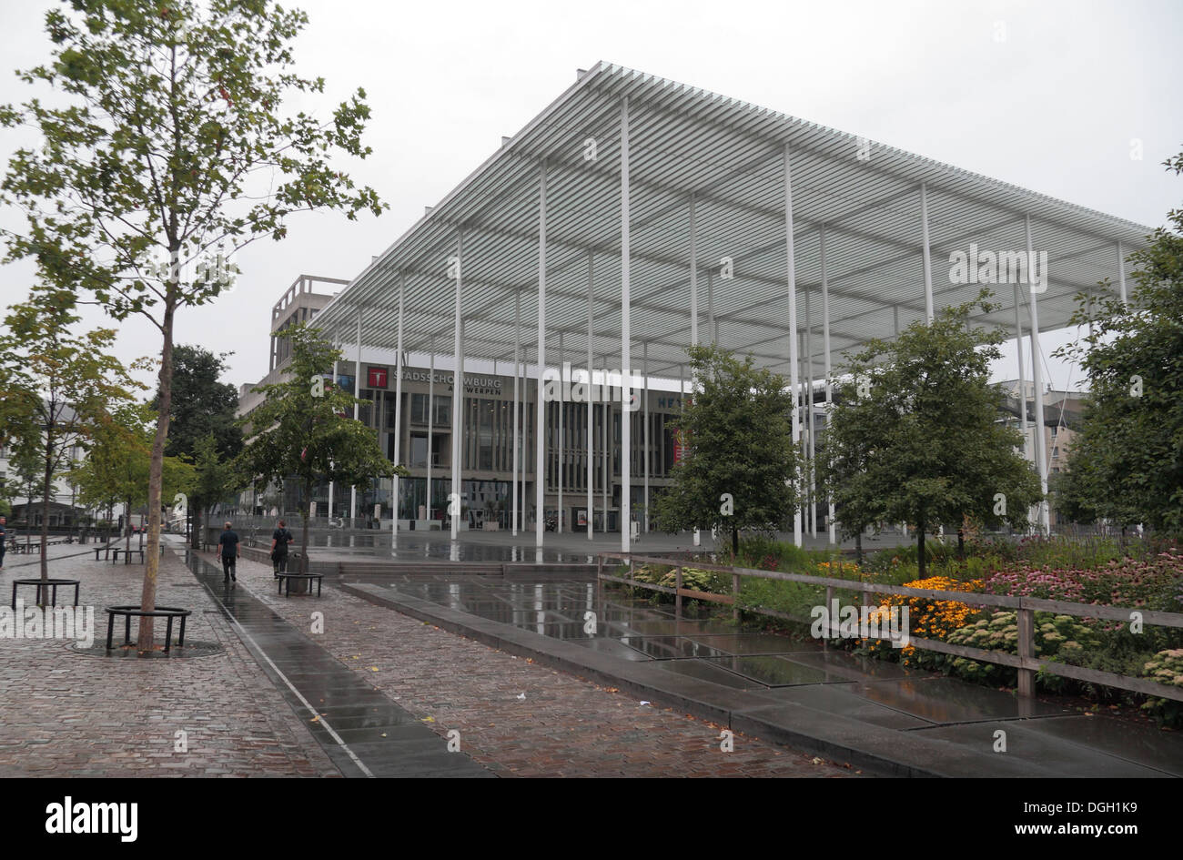 Stadsschouwburg Antwerpen (Anvers Théâtre Théâtre de la ville), Ttheatergebouw, Anvers, Belgique. Banque D'Images