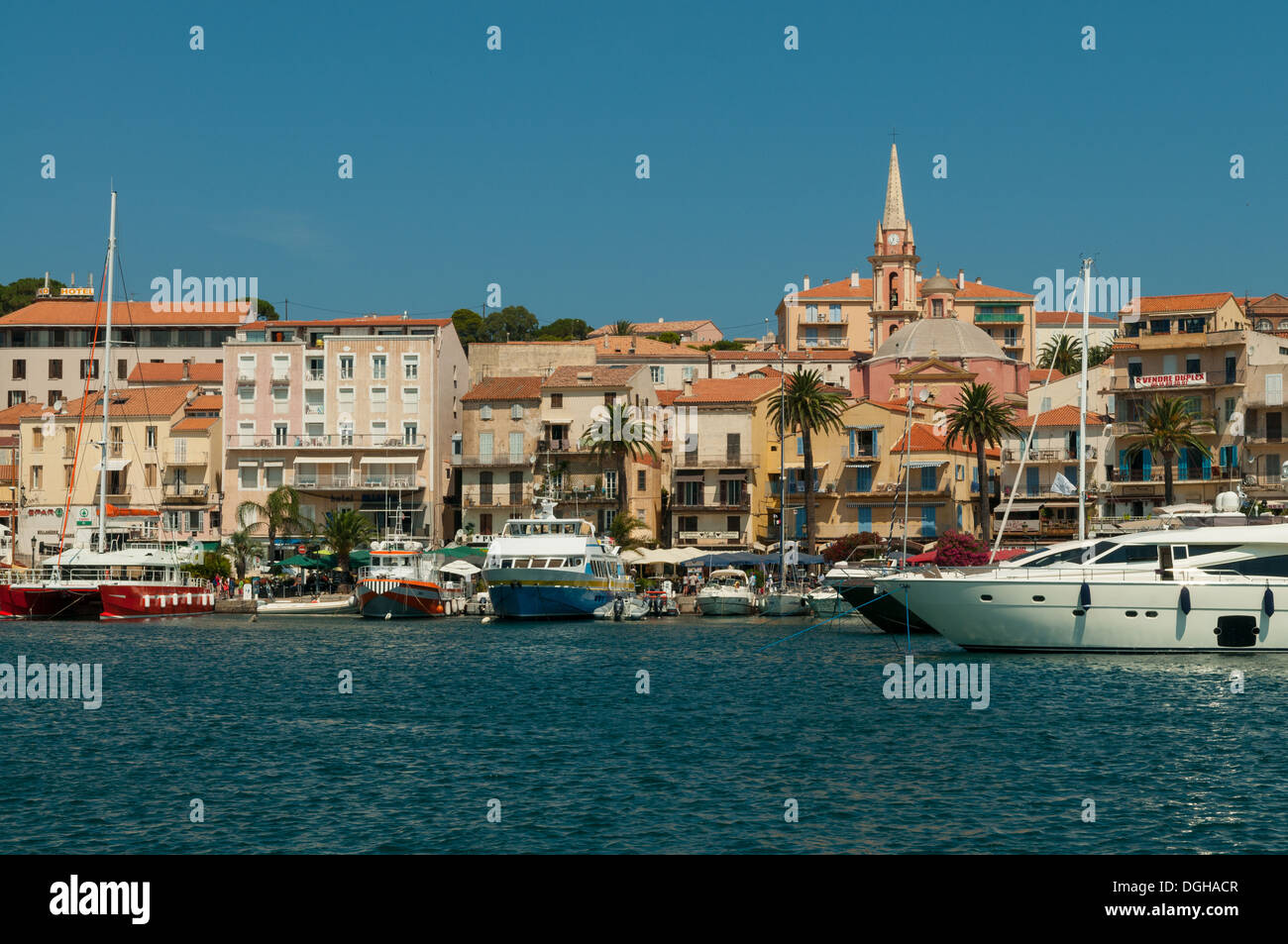 Le port de plaisance de Calvi, Haute Corse, France Banque D'Images