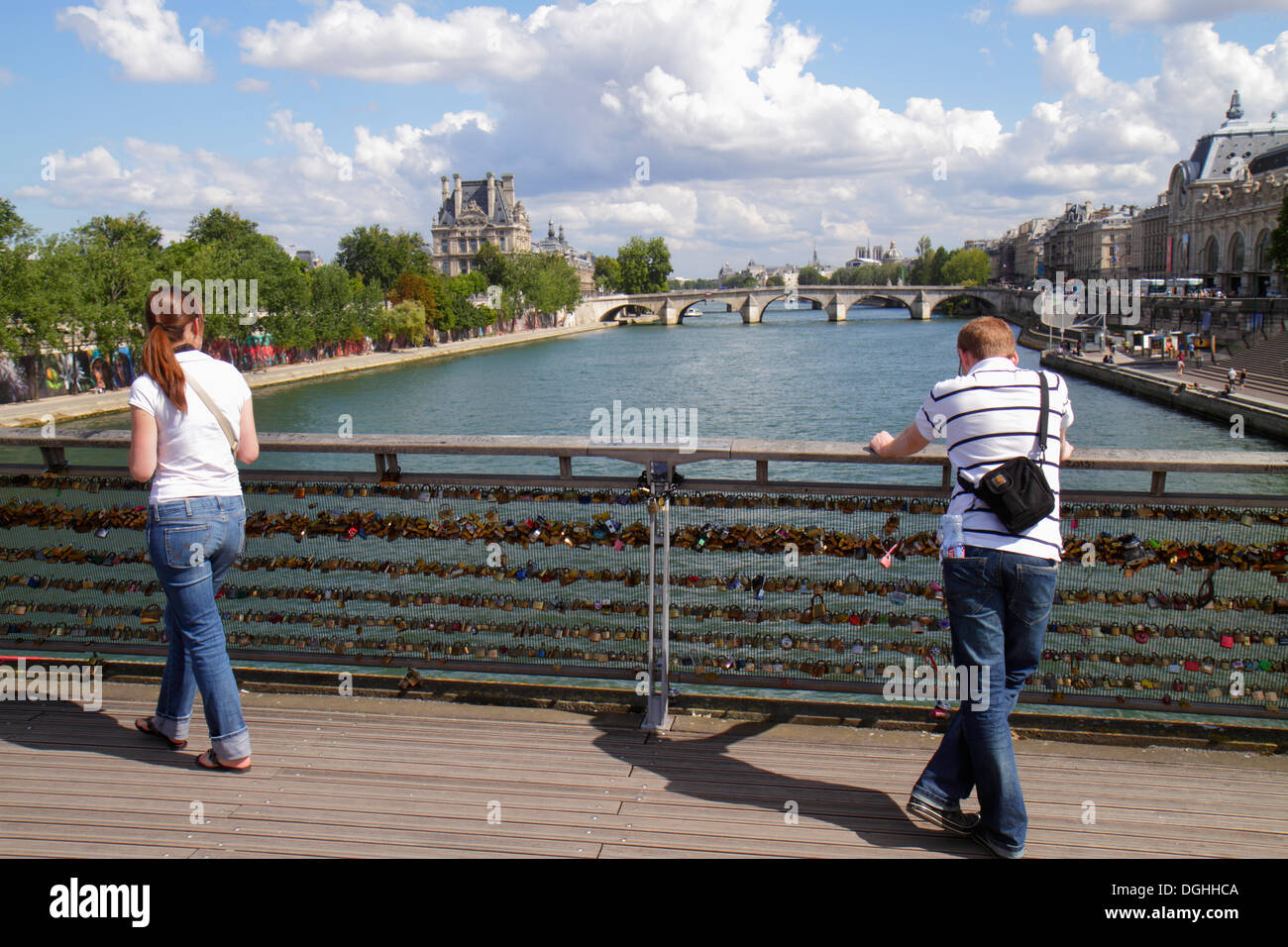 France, Europe, Français, Paris, Seine, la Rive gauche, Berges de Seine, Hôtel de ville, administration locale, immeuble, Passerell Banque D'Images