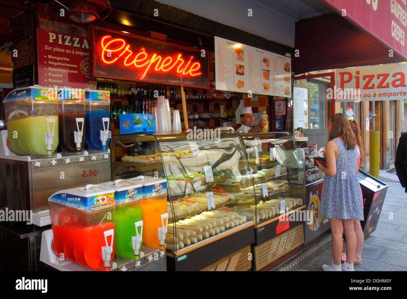 Vendeurs de nourriture et de boissons Banque de photographies et d