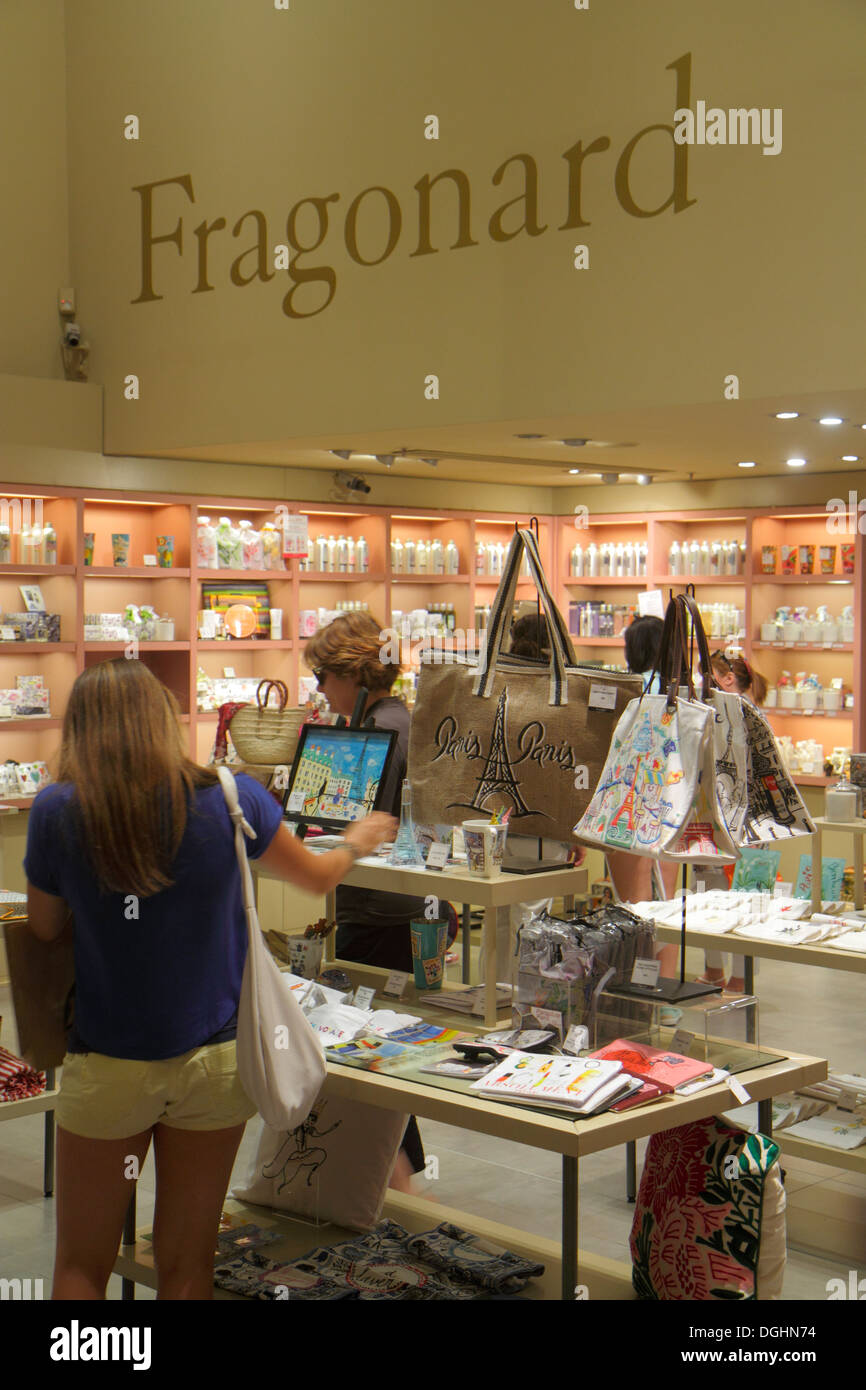 Paris France,1er arrondissement,carrousel Carousel du Louvre centre commercial souterrain,Fragonard,vente France13081141 Banque D'Images