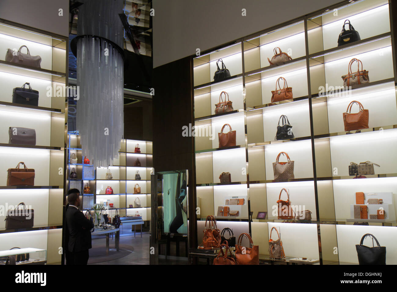 Paris France,1er arrondissement,carrousel Carousel Carousel du Louvre centre commercial souterrain,femmes,sacs à main porte-monnaie pocketbookx,Lancet,afficher vente marques,vente,Fran Banque D'Images