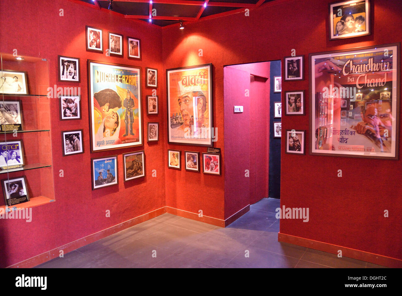 Musée de Bollywood à SJ film studios, Mumbai, Maharashtra, Inde Banque D'Images