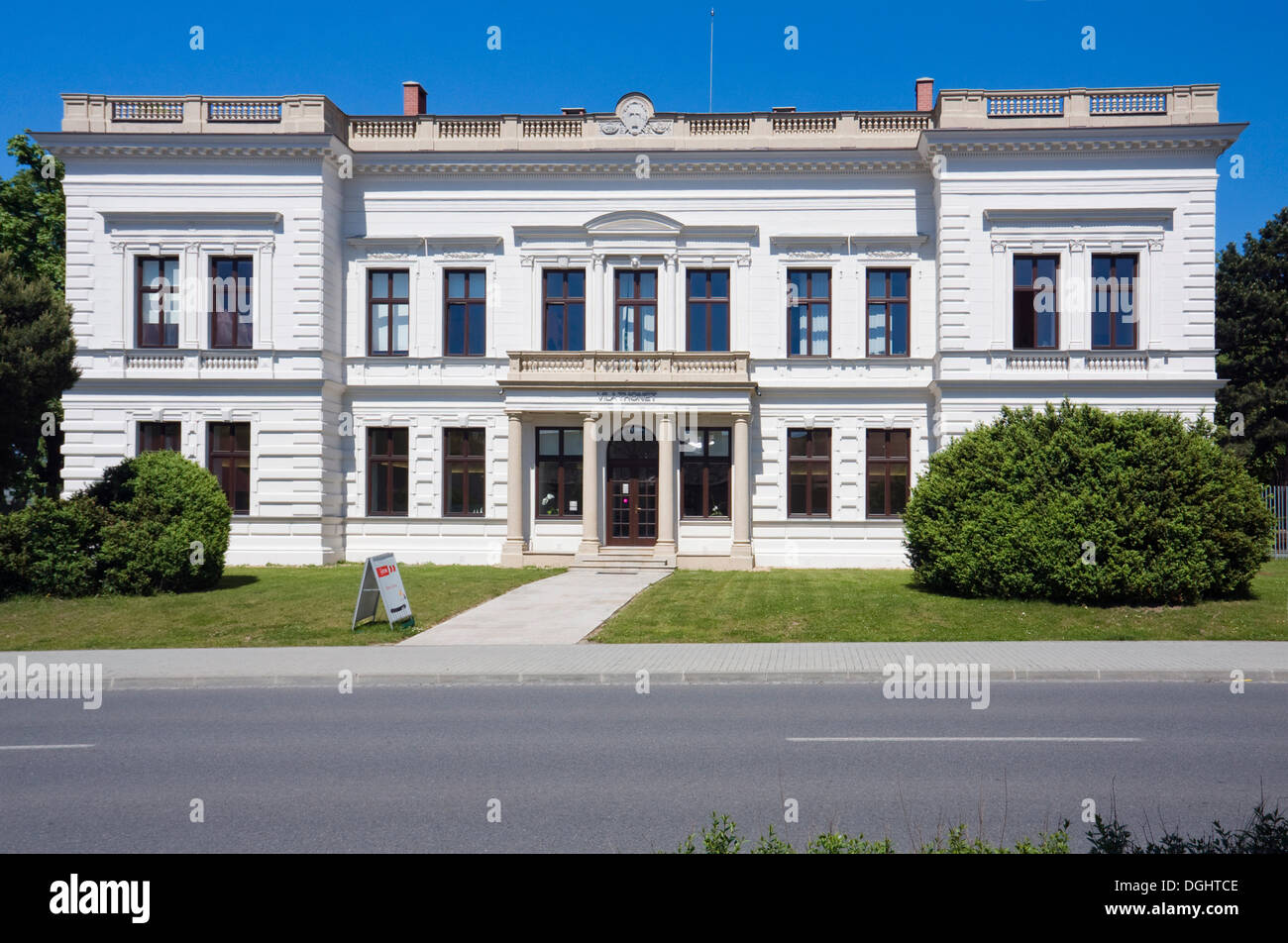 Villa classique Thonet à partir de 1873, Bystrice pod Hostynem, Kromeriz, district de la région de Zlin, République Tchèque, Europe Banque D'Images