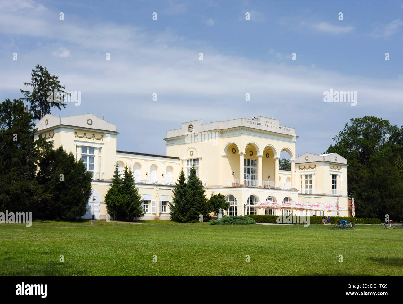 Château de Hranicni zamek, Border, Hlohovec, Breclav district, southern Moravia République Tchèque, région, Europe Banque D'Images