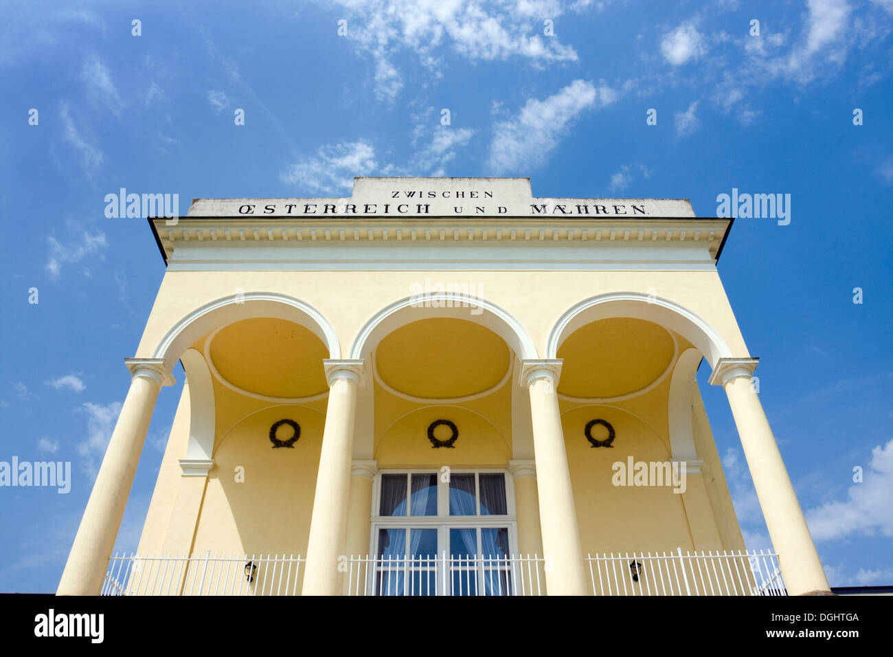 Château de Hranicni zamek, Border, Hlohovec, Breclav district, southern Moravia République Tchèque, région, Europe Banque D'Images