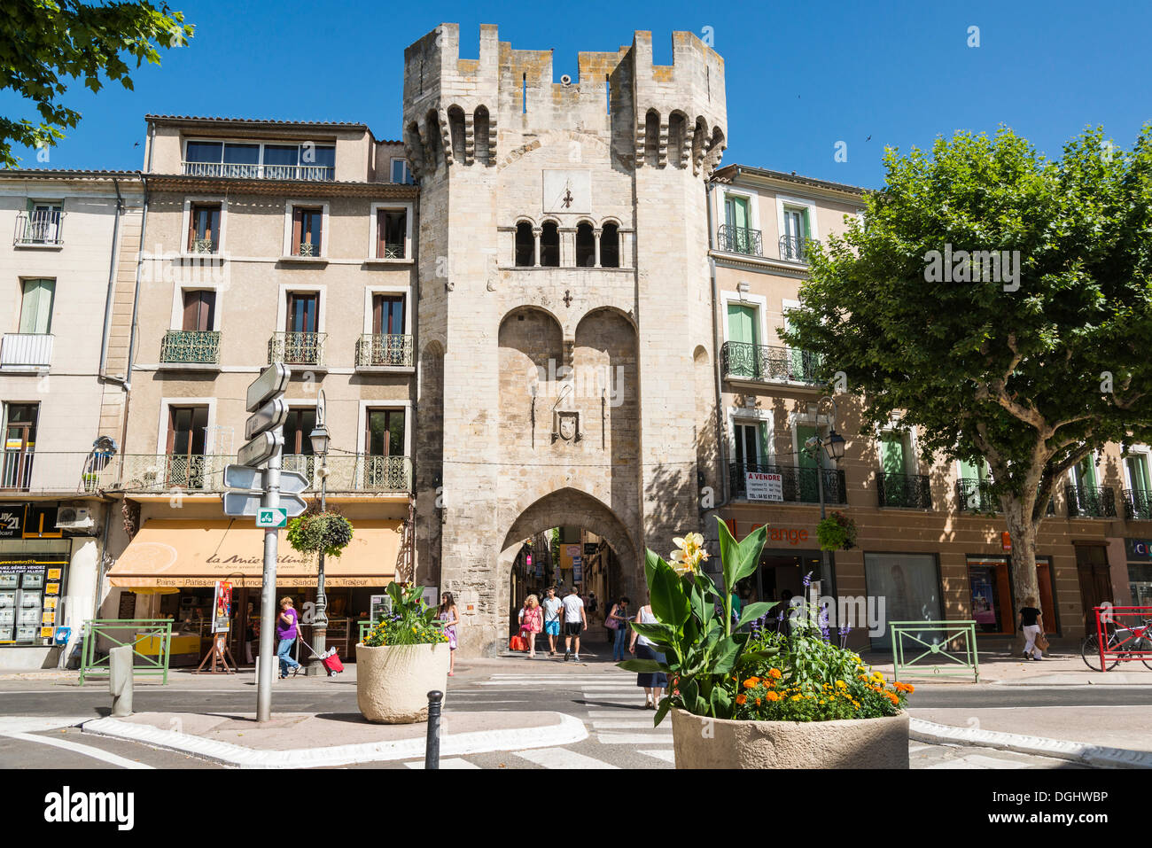 La ville, Manosque, Provence-Alpes-Côte d'Azur, France, Europe Banque D'Images