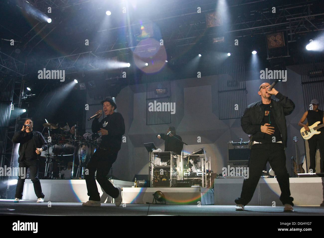 Die Fantastischen Vier, groupe de rap allemand vivre au Heitere Open Air de Zofingen, Suisse Banque D'Images