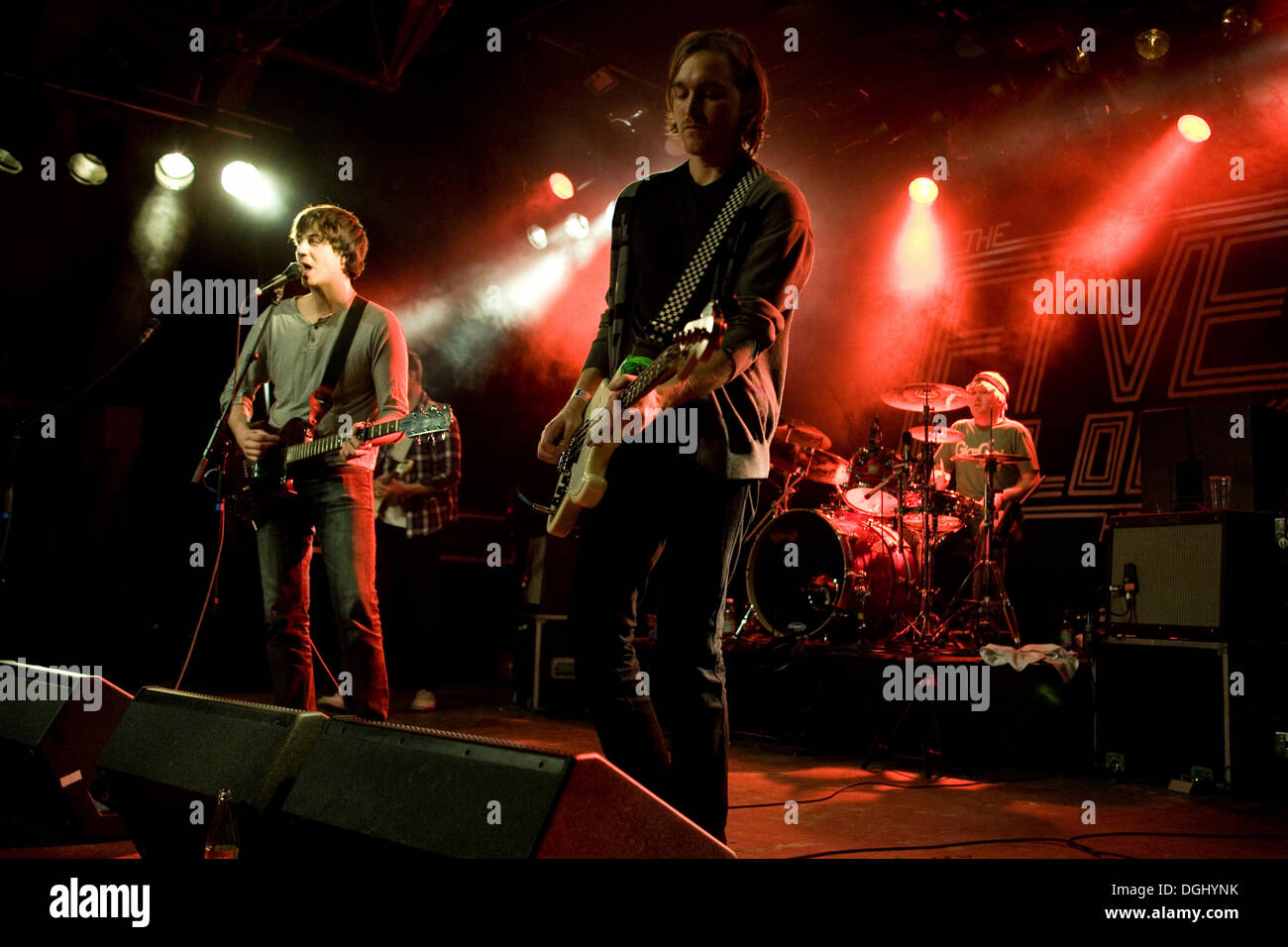 Le groupe de rock US 5 heures héros vivent dans les salles de concert Schueuer, Lucerne, Suisse Banque D'Images