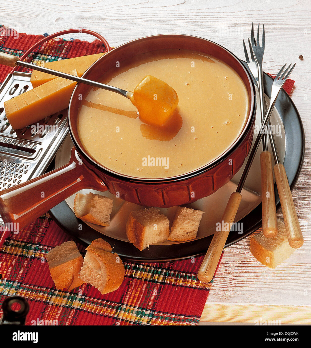 Fondue anglaise au fromage Banque de photographies et d’images à haute