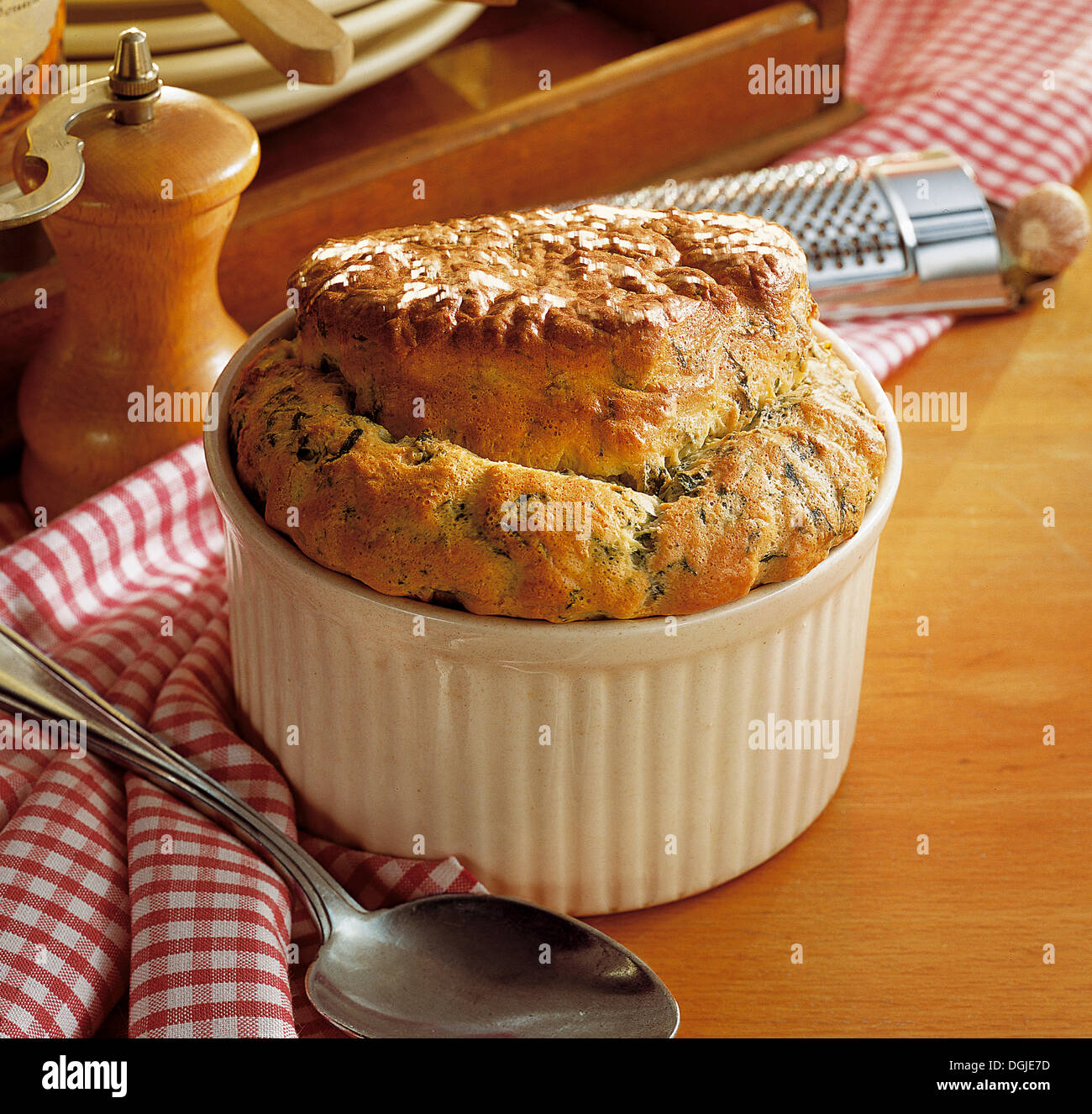 Soufflé aux légumes de Carinthian, entrée chaude, Autriche Photo Stock -  Alamy