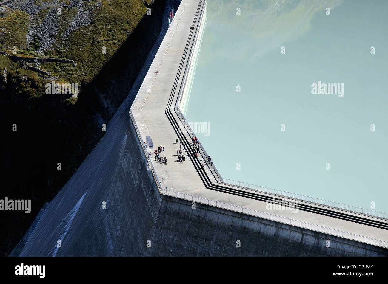 Le barrage de la Grande Dixence à Heremence en Suisse Banque D'Images