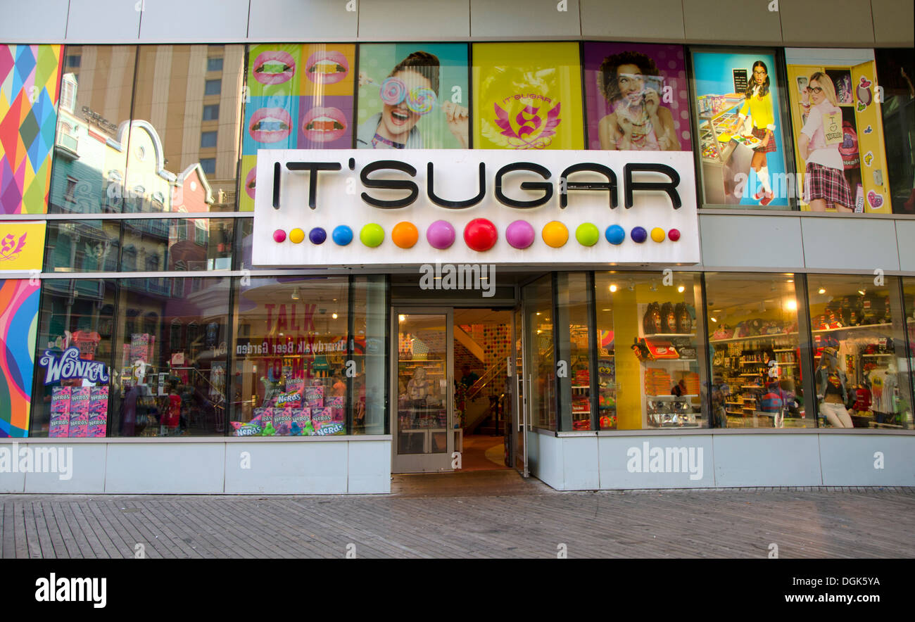 Il magasin de bonbons de sucre, promenade à Atlantic City, New Jersey,  United States Photo Stock - Alamy