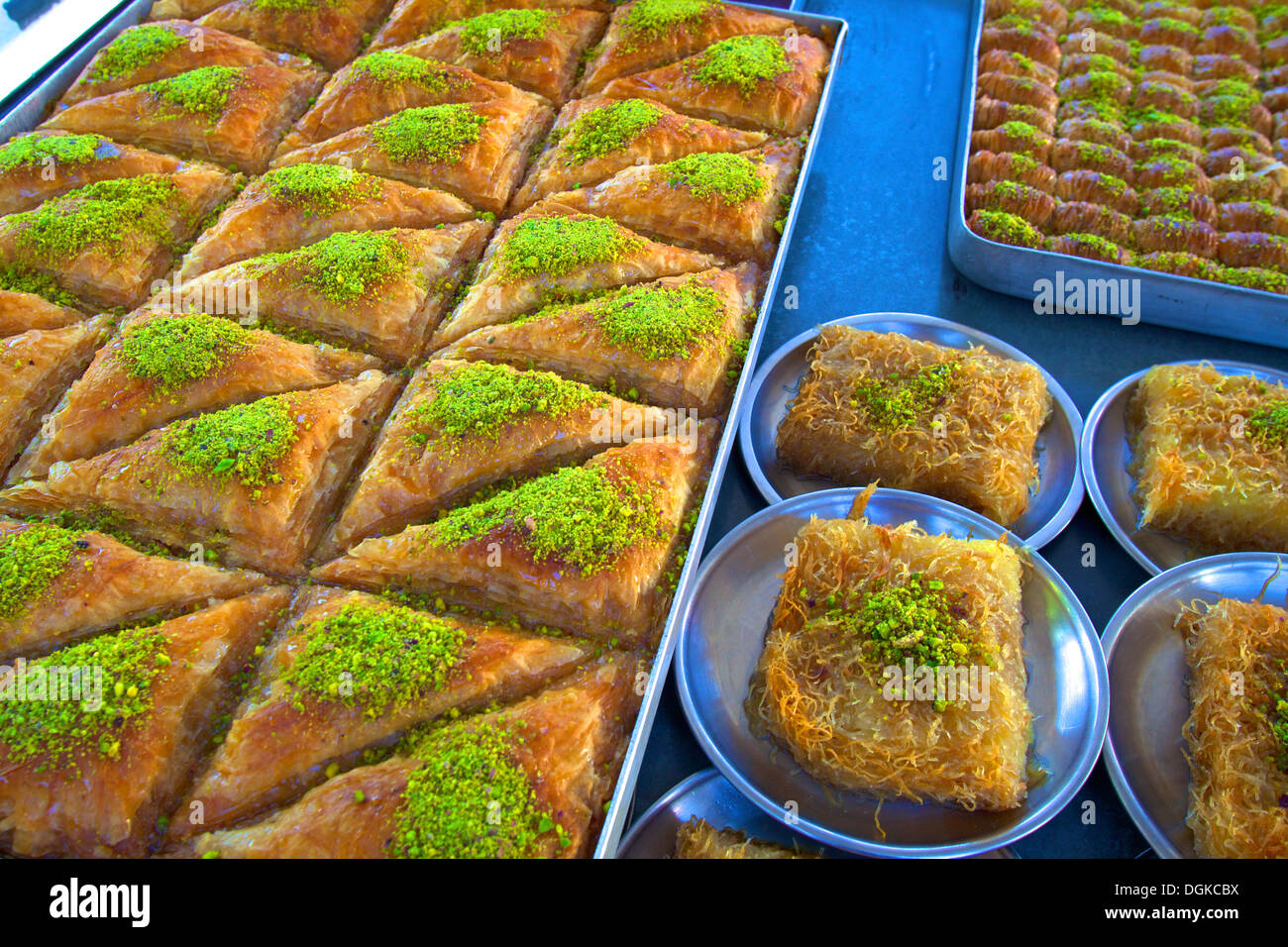 Pâtisserie turque, Chypre du Nord Banque D'Images