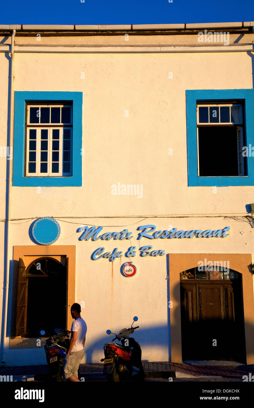 Restaurant extérieur, Kyrenia, Chypre du Nord Banque D'Images