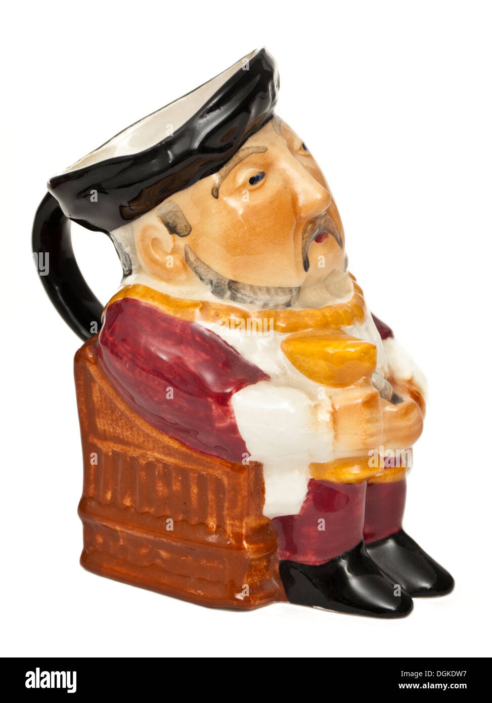 'King Henry VIII' caractère Staffordshire céramique / Toby jug par & Son Ltd plus courte des années 50 Banque D'Images