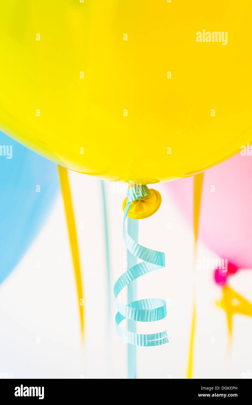 Studio shot of bouquet de ballons Banque D'Images